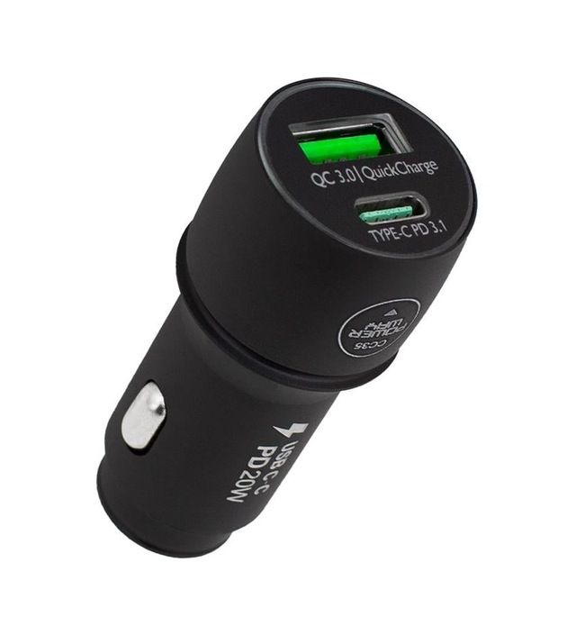 Xtechnx Xtechn012166 Powerway Cc35 Yeni Nesil Usb-c İphone To Type-c Araç Şarj Seti Pd18w