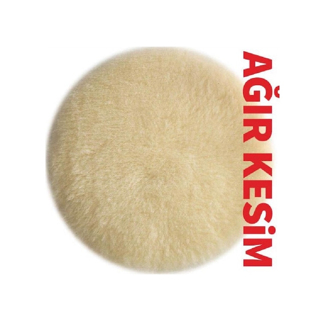 Carwax Kuzu Postu Yün Ped Sarı 16 Cm