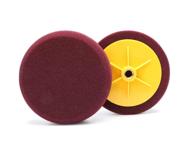 Newmix Aplikatörlü Pasta Cila Süngeri 6 İnç 150 Mm Bordo