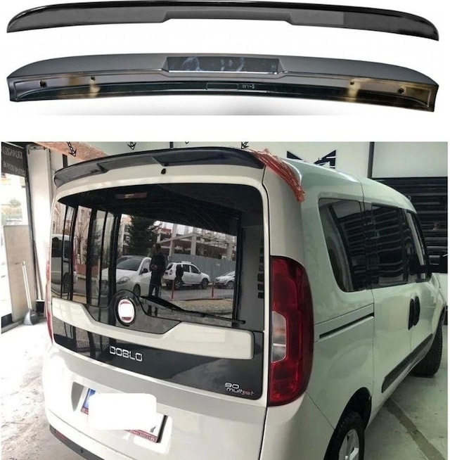 Fiat Doblo Piano Black Boyalı Spoiler Abs Plastik 2012-2020