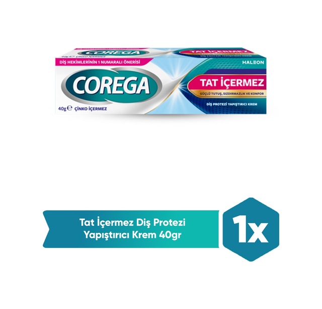 Tat İçermez Protez Yapıştırıcı Krem 40gr