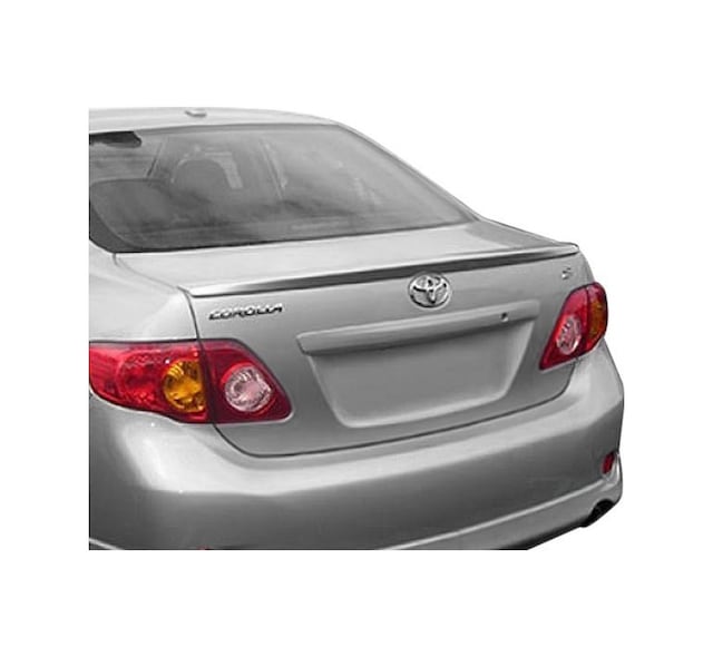 Toyota Corolla Uyumlu Bagaj Üstü Spoiler 2007 -2012 Gümüş Gri Boyalı