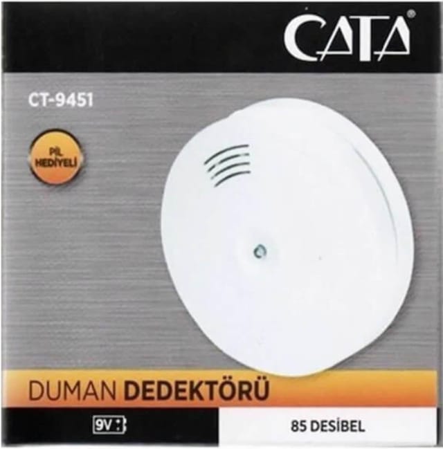 Cata Ct 9451 Pilli Duman Dedektörü