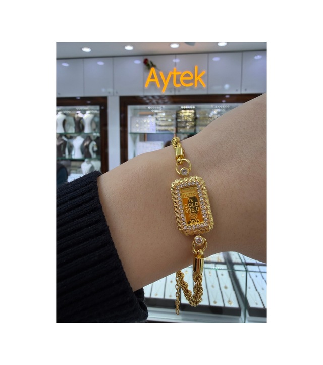 24 Ayar Gram Altınlı Halat Bileklik 24ayargram0000000026 Sarı