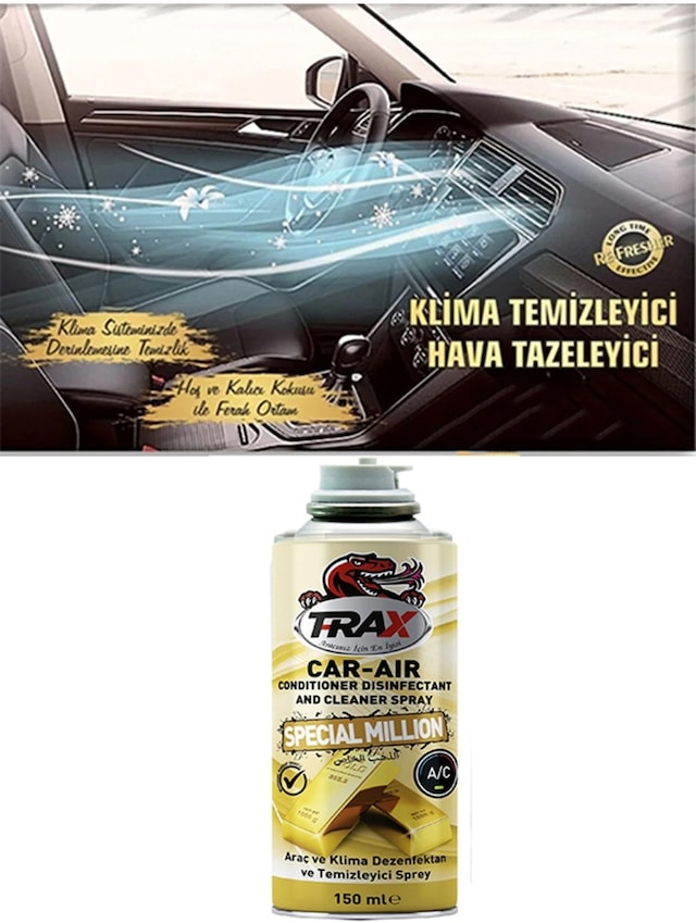 Trax Klima Fresh Temizleyici Klima Bombası Koku Bomba