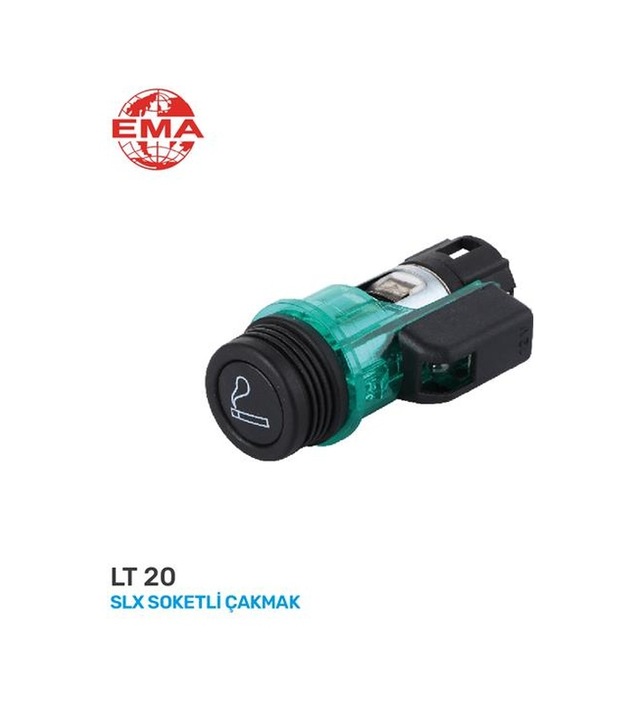 Ema Komple Çakmak Soketli Slx-dkş-doblo-sıena Yeşil / 3 Fişli Ema Lt20