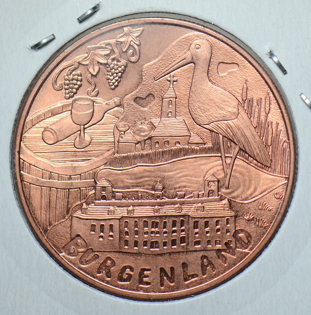 Avusturya 10 Euro 2015 Hatıra-burgenland. Saf Bakır. Kapamada Çil.