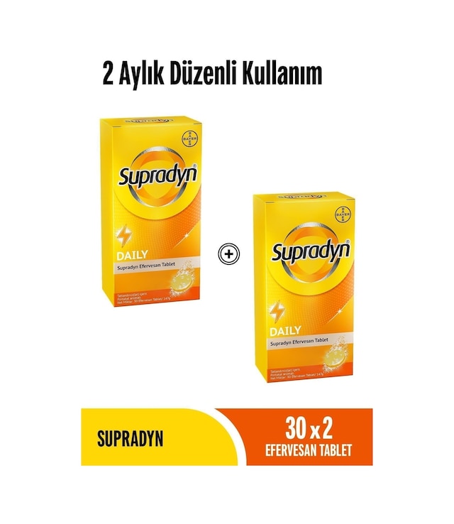 Supradyn Daily 2 x 30 Efervesan Tablet
