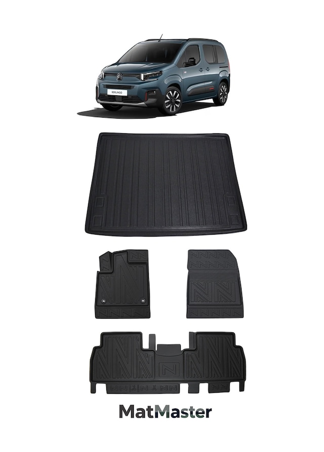 Citroen Berlingo 2026 Model 5d Premium Ekstra Havuzlu Paspas Ve Bagaj Havuzu Set