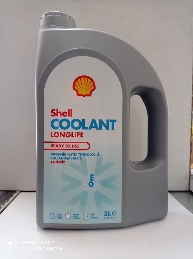Shell Long Life Antifreeze -37 Kullanıma Hazır Kırmızı 2023 Üretim 3l