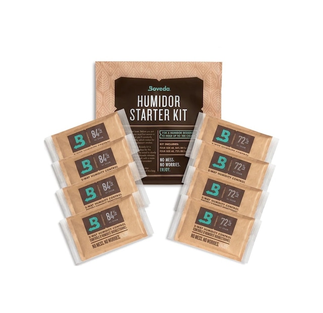 Boveda Humidor Starter Kit 84% + 72% 75-100 Puro için