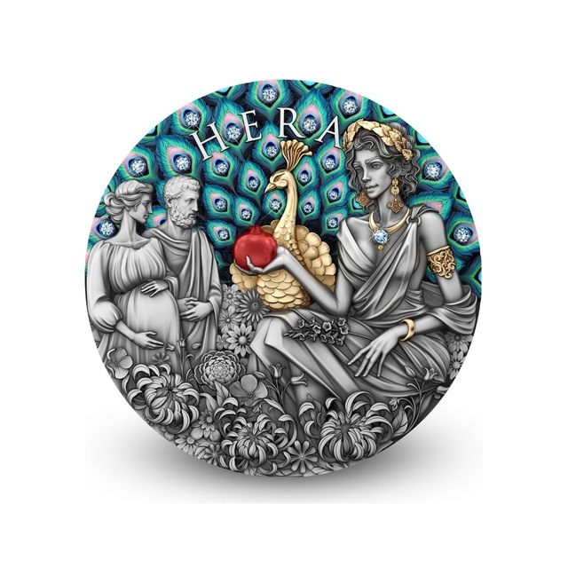 Agakulche Hera Altın Kaplama Gümüş Sikke Coin