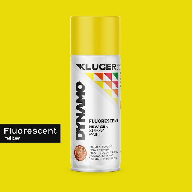 Kluger Floresan Sarı Sprey Boya 455