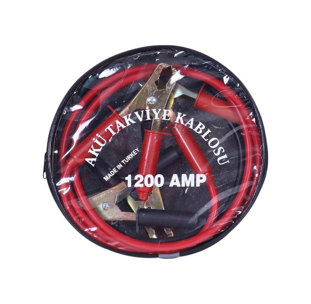 Çantalı Akü Takviye Kablosu 1200 Amper 2 Metre
