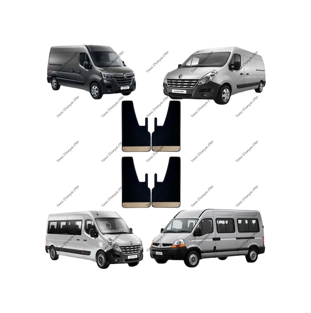 Renault Master 4lü Krom Paçalık, Çamurluk, Tozluk REN0SX030