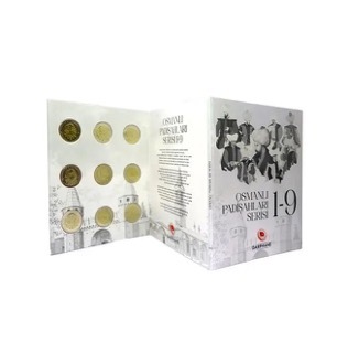 Osmanlı Padişahları Bimetal Hatıra Para Serisi 1-9
