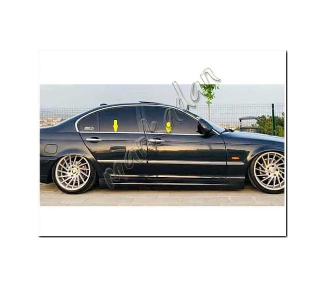Woc Chrome Bmw E46 Sedan Krom Cam Çıtası 1998-2006 4 Parça Paslan