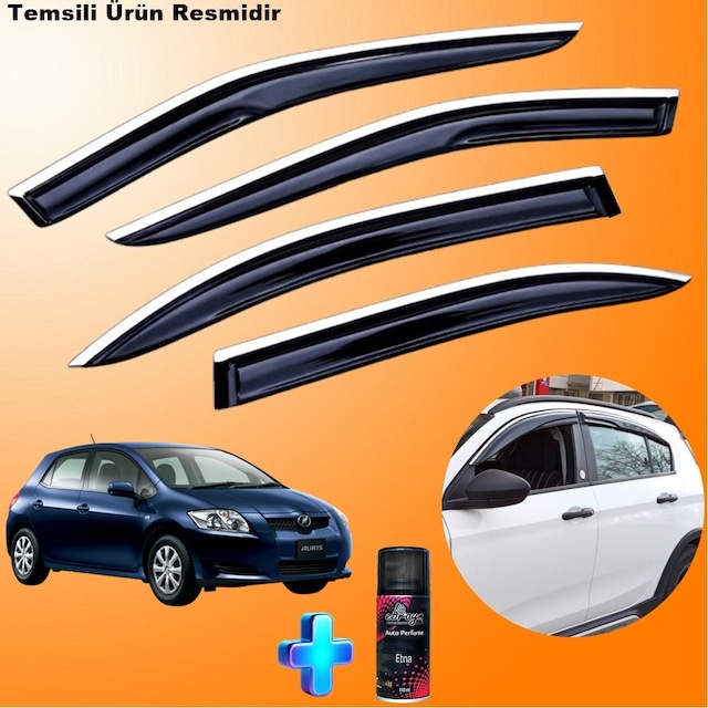 Toyota Auris Mügen Cam Rüzgarlığı Abs Nikelajlı Cam Rüzgarlığı 2007-2012 4 Lü + Ebrayn 150 Ml Koku