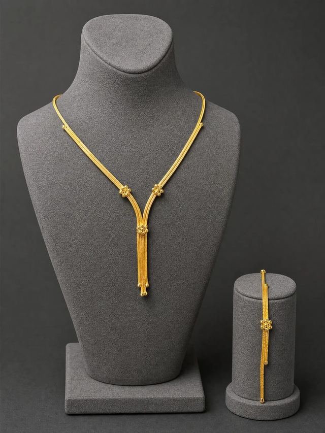 8 Ayar Çiçek Model Kalze Set