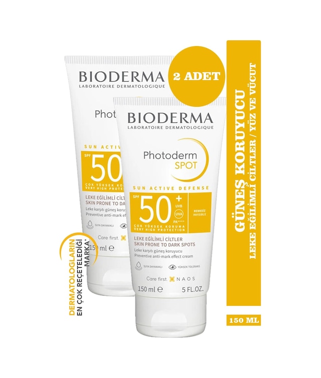 Bioderma Photoderm Spot SPF50+ Güneş Kremi 2x150ml
