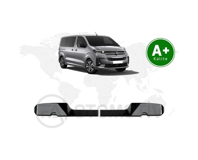 Citroen Jumpy Bagaj Üstü Spoiler Parlak Siyah Çift Bagaj Kapaklı 2017 Model Ve Sonrası