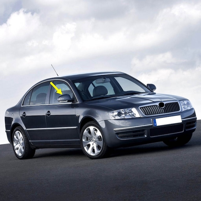 Skoda Superb 2006-2007-2008 Sağ Dış Dikiz Ayna Kapağı 1k0857538