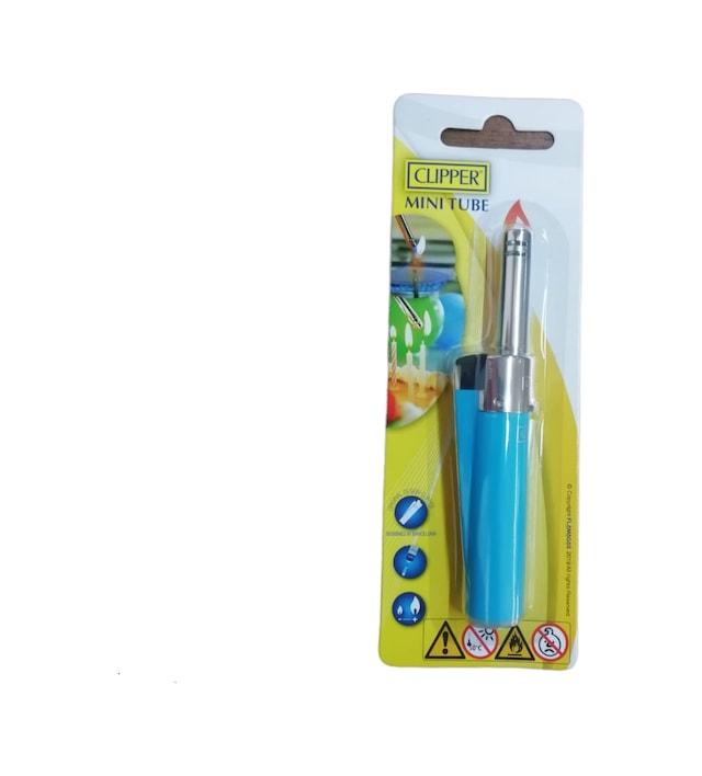 Clipper Mini Tube Mutfak Çakmağı Mavi