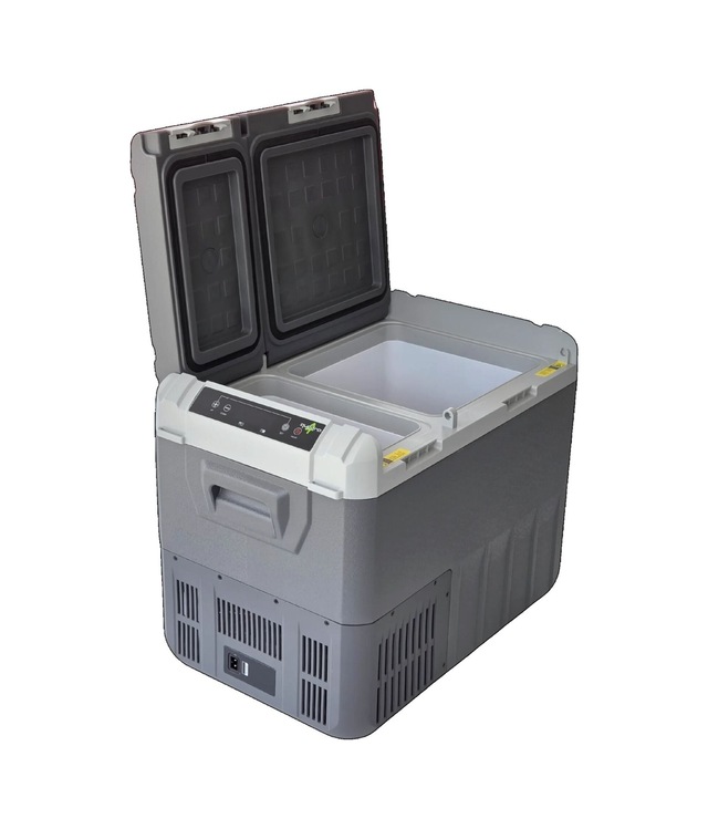 Araç Buzdolabı Kompresörlü 12/24 Volt Taşınabilir Oto Buzdolabı 35 Litre Karavan Bahçe Tekne Kamp