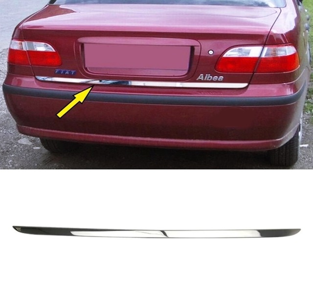 Fiat Albea 2002 Ve Sonrası Krom Bagaj Alt Çıta P.çelik