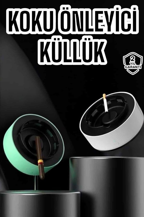 Dumanı - 982 - Içine Çeken Küllük Kokuyu Hapseden Küllük Akıllı - Kmrsfres - Kokusuz Küllük