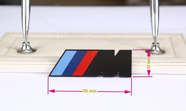 Bmw M Yazı Büyük Siyah