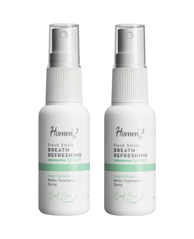 Homm Life Nefes Tazeleyici Ağız Spreyi 25 Ml Ferah Bir Gün İçin - 2 Adet