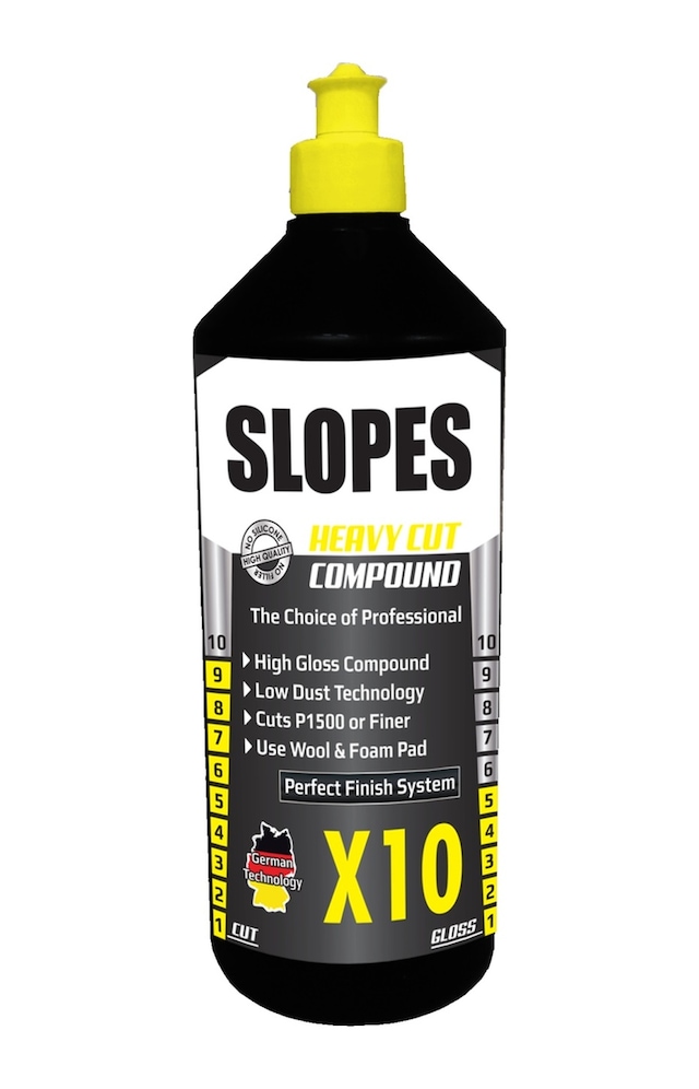 Polytop Slopes X10 Agresif Çizik Çıkarıcı Pasta 1 L