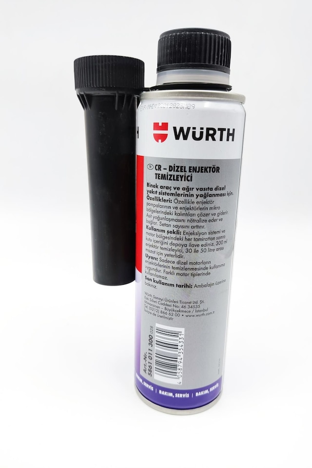 Würth Dizel Yakıt Sistemi ve Enjektör Tem. 300 ML