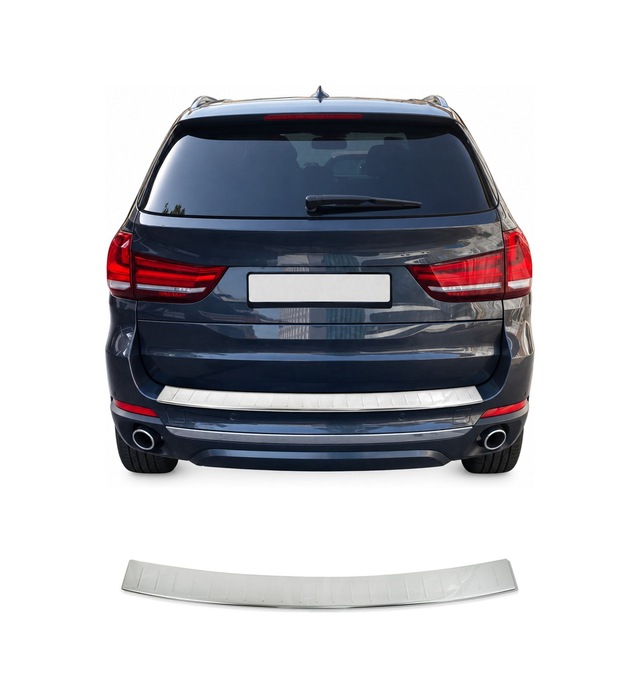 Bmw X5 F15 2013-2018 Uyumlu Krom Arka Tampon Eşiği Paslanmaz Çelik