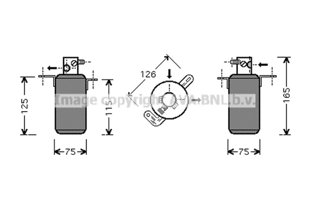 Ava Klima Kurutucu Tüpü Mercedes C Serisi W202 A2028300283 Msd373