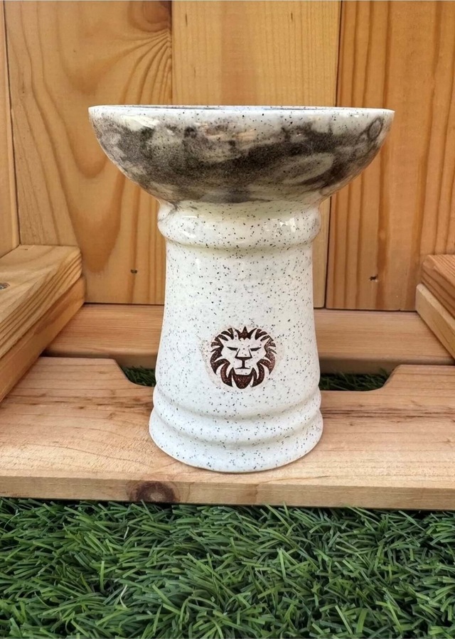 Liger Phunnel Tek Delikli Nargile Lülesi / Alacalı Beyaz