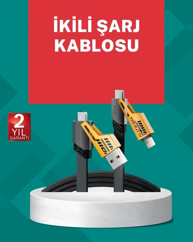 Ers Akıllı Telefon Tablet Laptop Uyumlu 65w Güçlü Veri Kablosu