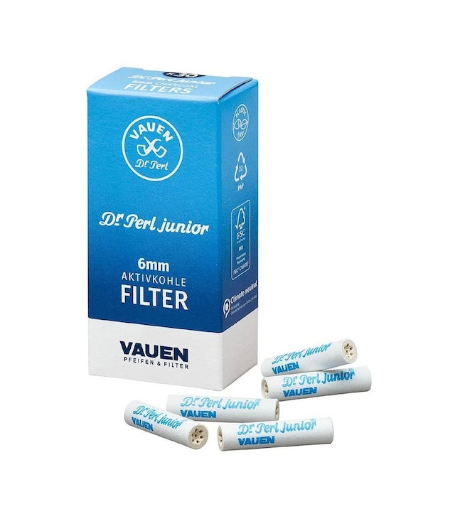 30 lu Dr. Perl Junior Vauen 6 mm. Pipo Filtresi Filitre pp11