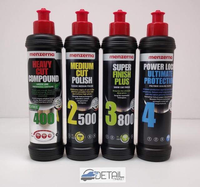 Menzerna Yeşil 400 2500 3800 Powerlock Boya Koruma Seti 250 ML