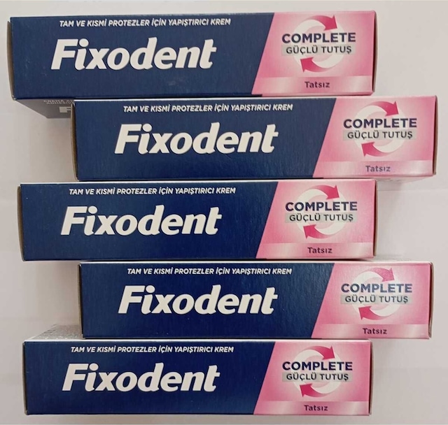 Complete Diş Protez Yapıştırıcı Aromasız 47g X5 Adet