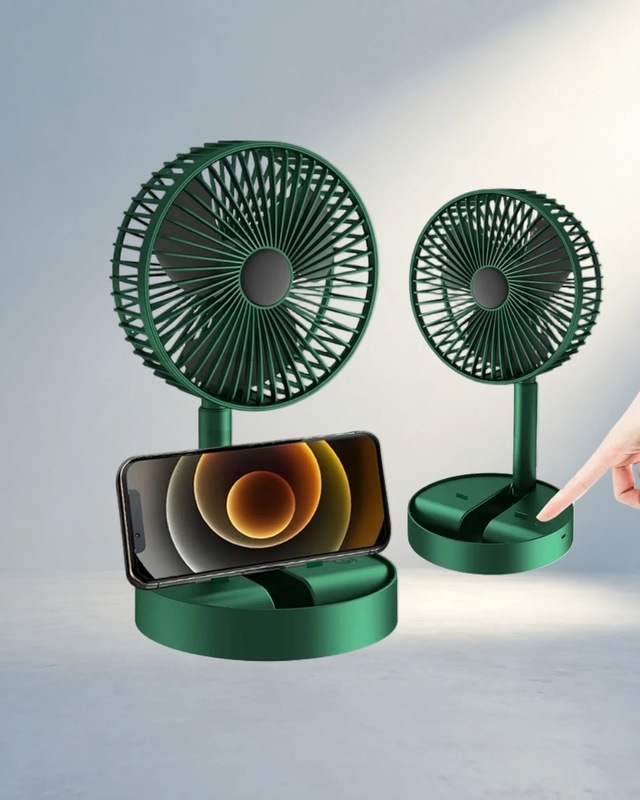 Kompakt Taşınabilir Mini Fan 3 Kademeli Şarj Edilebilir