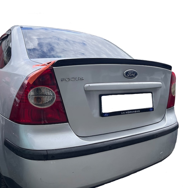 Ford Focus 2004 - 2011 Anatomik Boyasız Plastik Spoiler