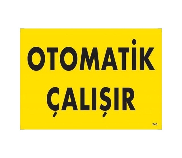 Buradabulabilirsin Otomotik Çalışır Uyarı Levhası 25x35 Kod:245 Nl