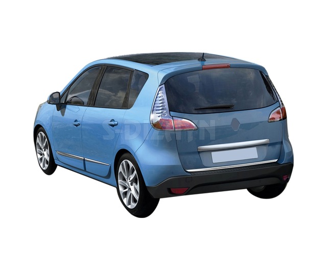 S-Dizayn Renault Scenic 3 Krom Bagaj Alt Çıtası 2009 Üzeri N11.2919