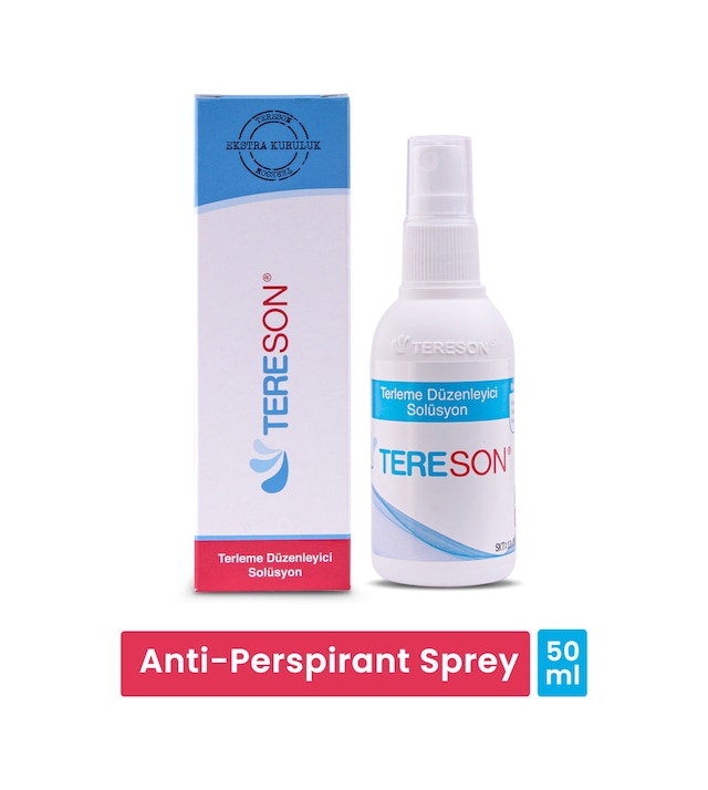 Tereson El Ayak ve Koltuk Altı Terleme Unisex Solüsyon Sprey 50 ML