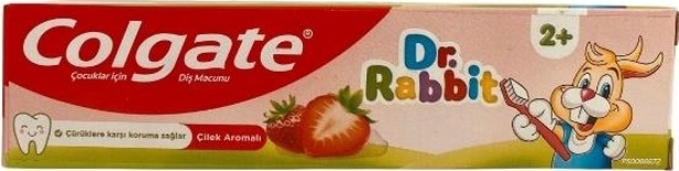 Colgate Dr. Rabbit Çocuk Diş Macunu 2+ Çilek Aromalı 50 Ml Çürük Önleyici