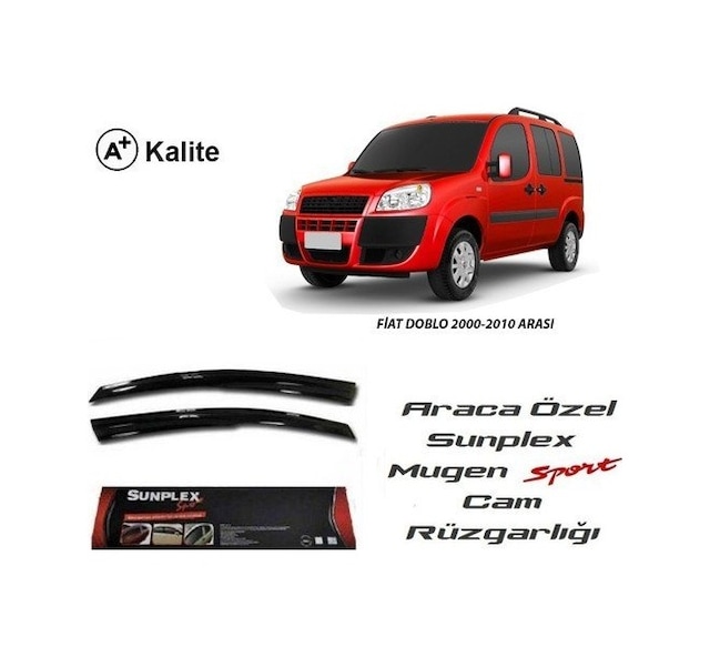 Fiat Doblo Cam Rüzgarlığı Mugen 2 Li 2000-2009 Arası Sunplex
