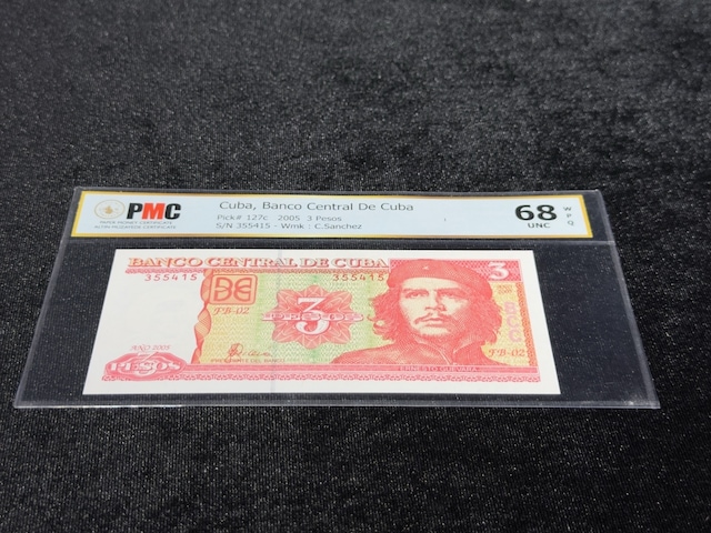 Küba 2005 3 Pesos Che Guevara Pmc 68 Unc Pıck 127c