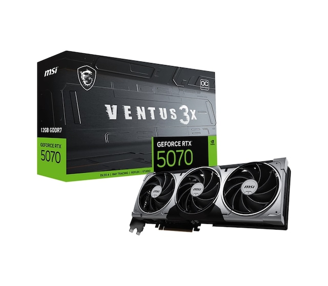 Msı Geforce Rtx 5070 12gb Ventus 3x Oc Gddr7 192bit Dx12 Gaming Aeae1msı0198